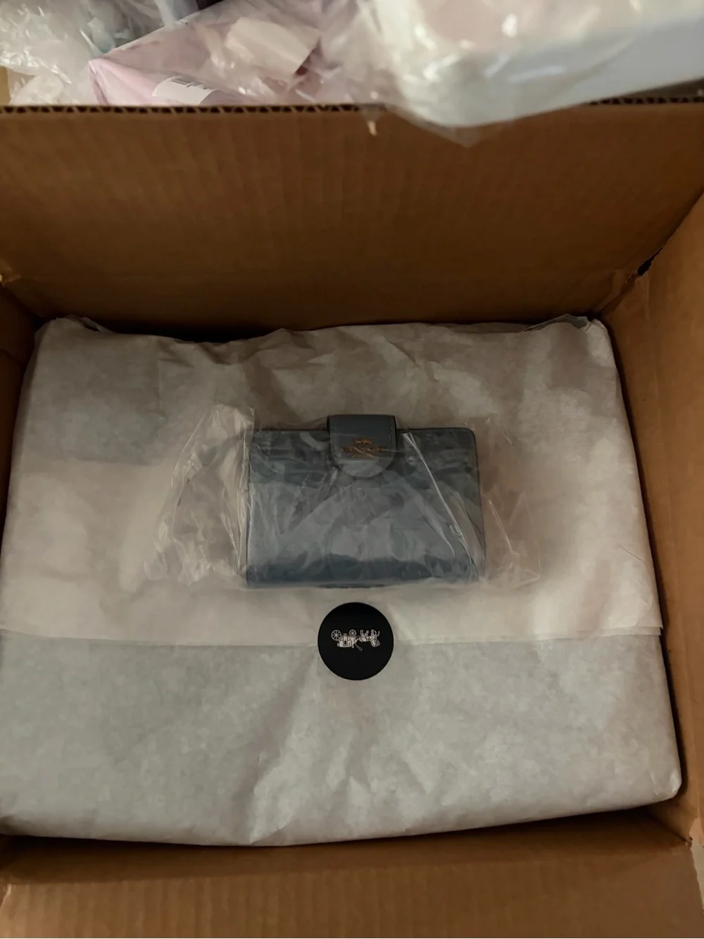 NWT Coach Maggie Tote & Matching Medium Corner Zip Wallet Set – Azure Blue